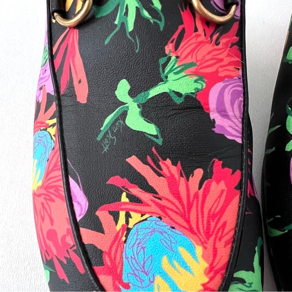 GUCCI || Princetown Ken Scott Infinity Jenni Floral Horsebit Loafers Mules Slide - Picture 5 of 13
